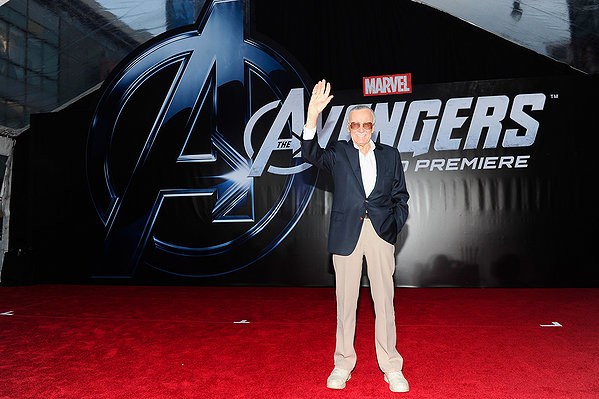 Stan the Man Lee at the premiere of "The Avengers" (2012)