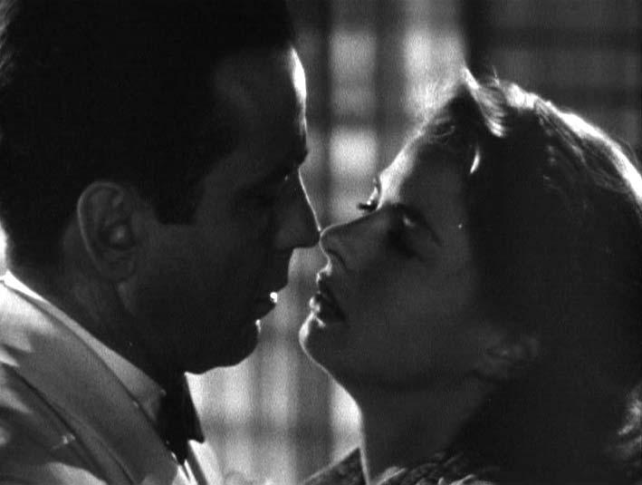 Bogart, Bergman in "Casablanca"