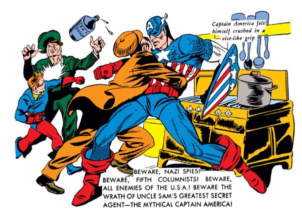 Image from Captain America #1, March 1941