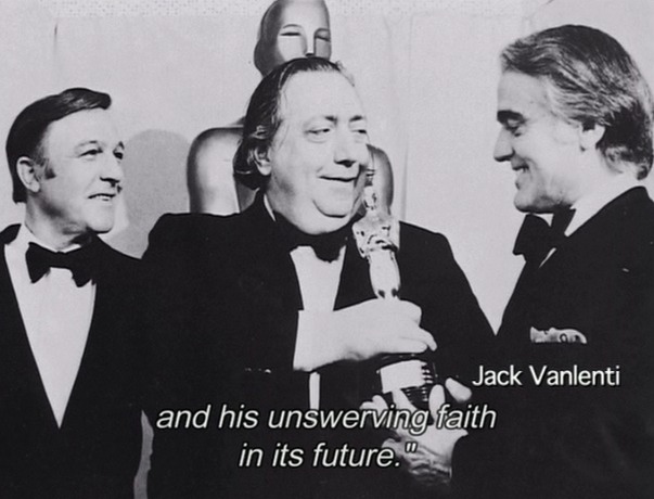 Henri Langlois at the Academy Awards, 1974