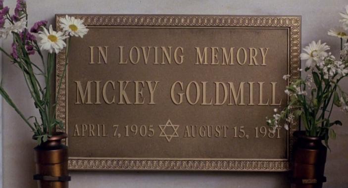 Mickey Goldmill gravestone