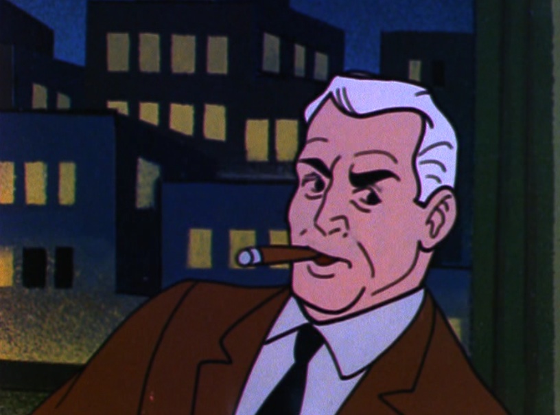 Perry White in the 1966 Filmation cartoon, "The New Adventures of Superman."