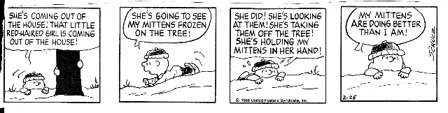 Charles M. Schulz Peanuts strip