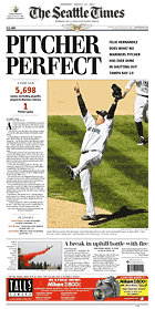 Seattle Times headlines: Felix's perfect game