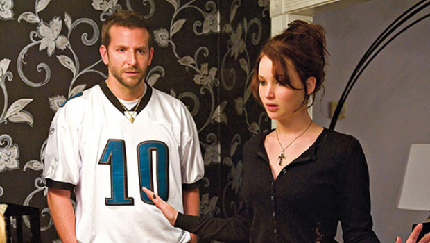 Bradley Cooper and Jennifer Lawrence in "Silver Linings Playbook"