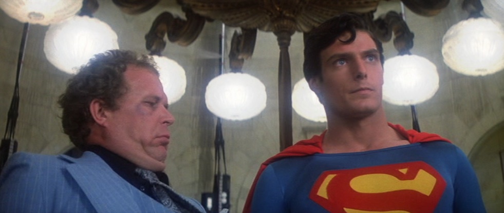 Superman and Otis in "Superman: The Movie" (1978)
