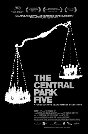 Poster for "The Central Park Five" by Ken Burns