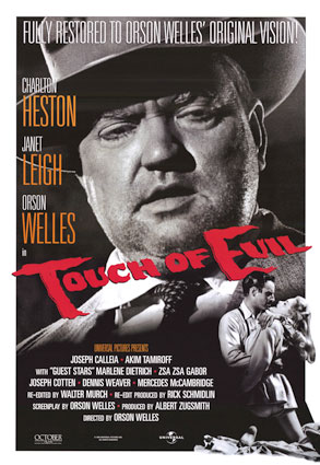 poster for "Touch of Evil," directed by Orson Welles