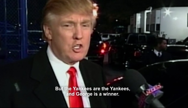 Donald Trump Before Game 7 of the 2004 ALCS