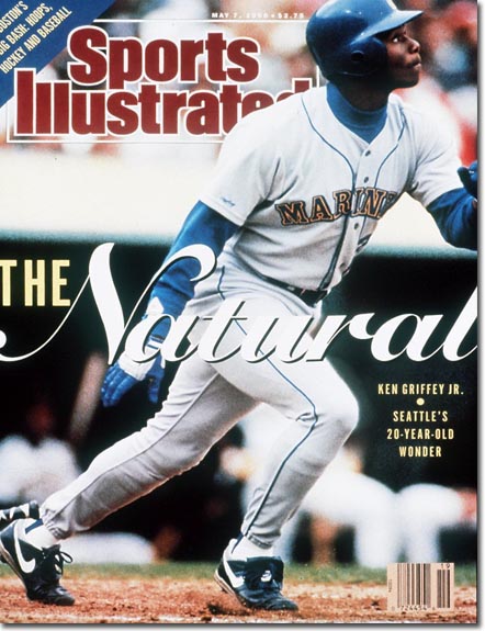 Ken Griffey Jr., the Natural, on the cover of Sports Illustrated