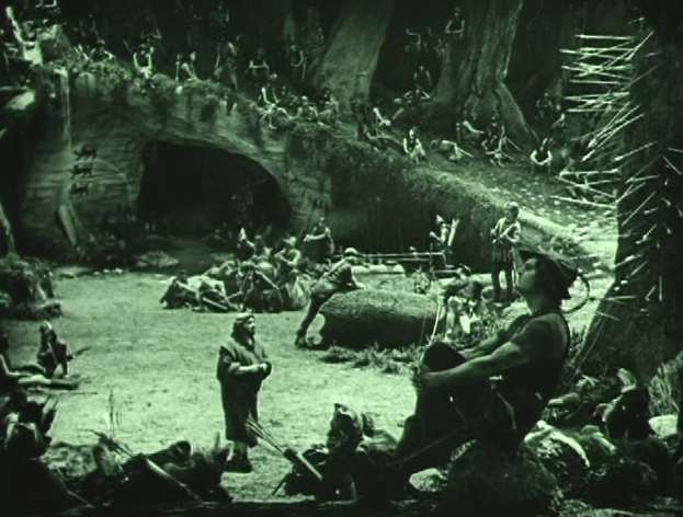 Sherwood Forest in the 1922 version of "Robin Hood," starring Douglas Fairbanks