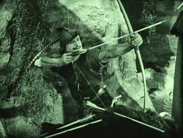 Douglas Fairbanks, the first and most athletic Robin Hood