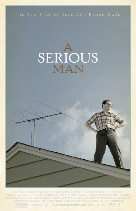 Poster for "A Serious Man" (2009), directed by the Coen Bros.