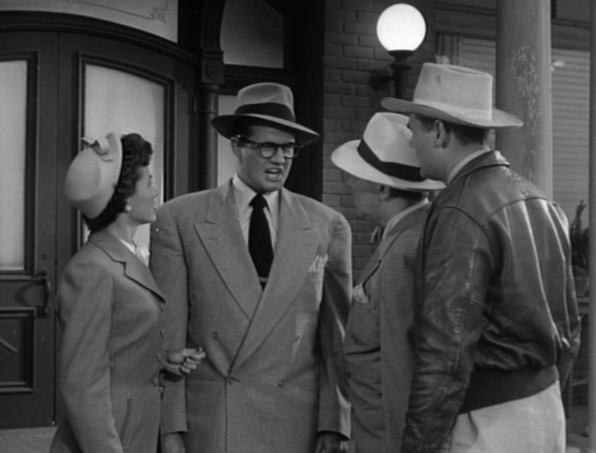 George Reeves' Clark Kent losing his temper in "Superman and the Mole Men," 1951