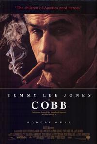 Poster for "Cobb" (1994), starring Tommy Lee Jones and Robert Wuhl