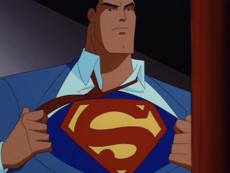 Clark turns into Superman in "Last Son of Krypton," 1996
