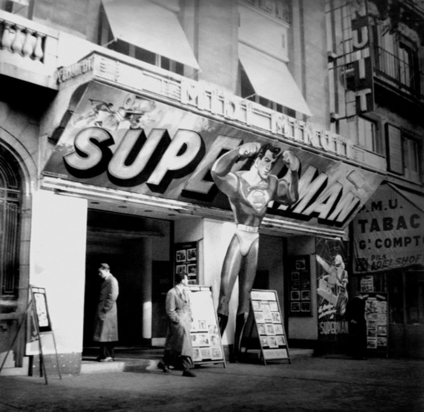 Superman in Paris in 1948