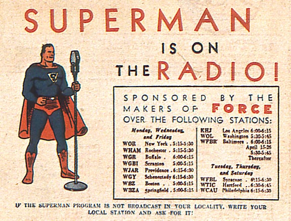 Superman on the radio, episode 1