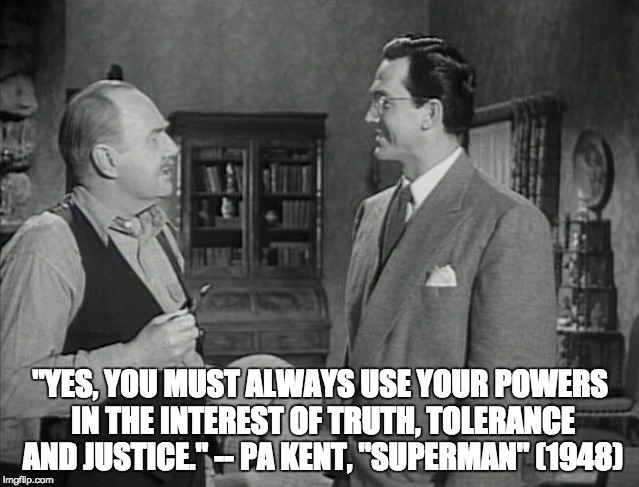 Truth, Tolerance and Justice: Superman 1948