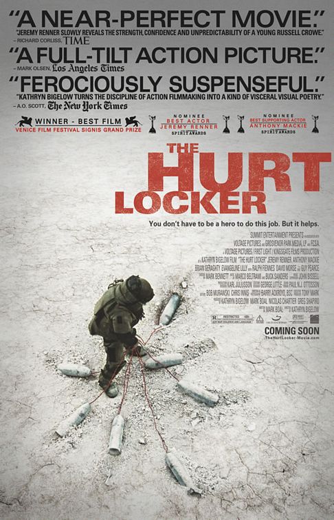 Poster for "The Hurt Locker" (2009), directed by Kathryn Bigelow