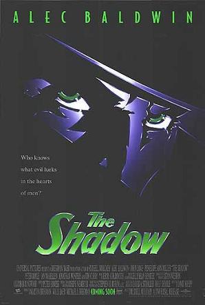 Poster for "The Shadow" (1994), starring Alec Baldwin