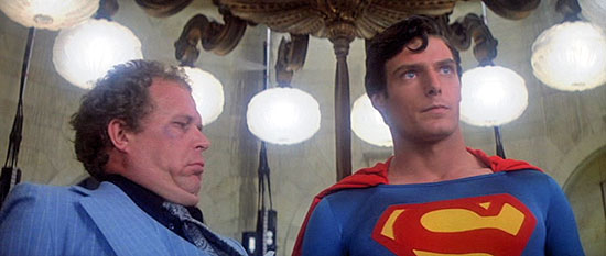 Superman and Otis in Superman: The Movie (1978)